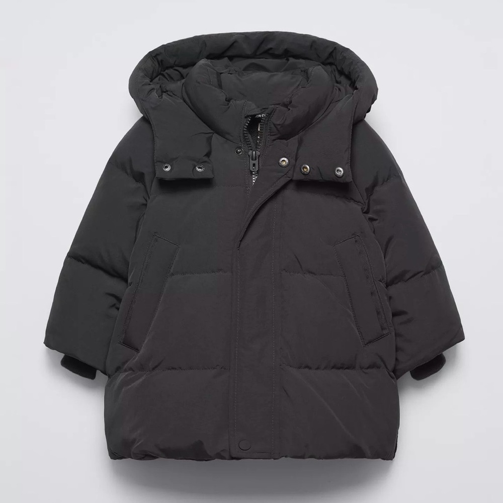 Zara Water Repellent Down Puffer Coat - Size: 2T!
